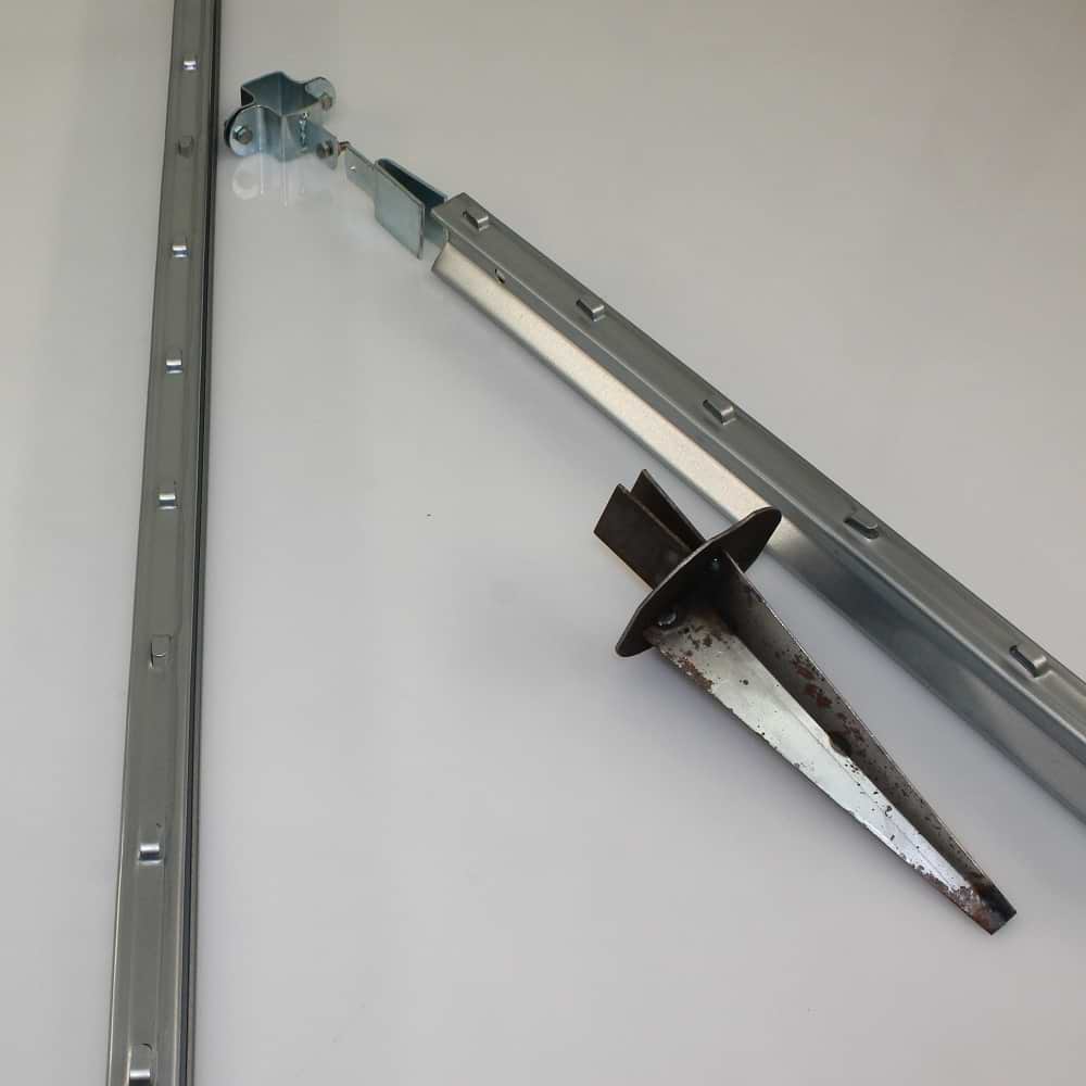 Z-Profil 2500 mm Set Anfang aufstellen, spannen