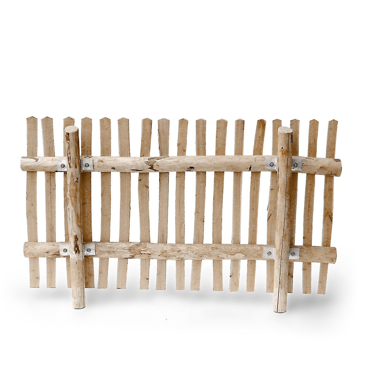 Lattenzaun 1000 mm Zaunelement Lattenabstand 4-5 cm