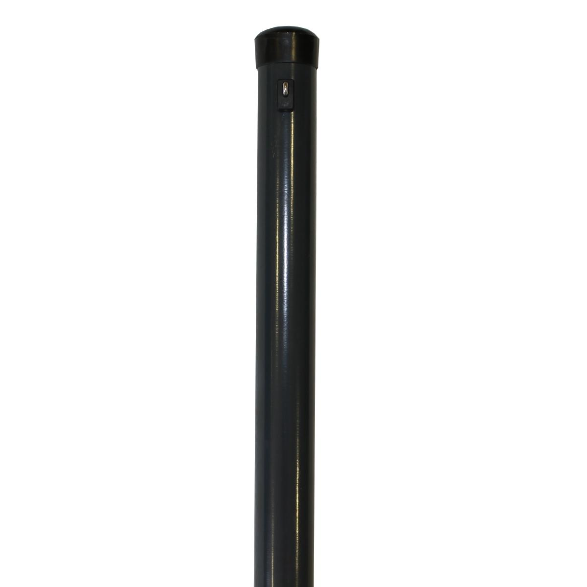 Zaunhöhe 1750 mm, Pfosten anthrazit Ø 48x2250 mm