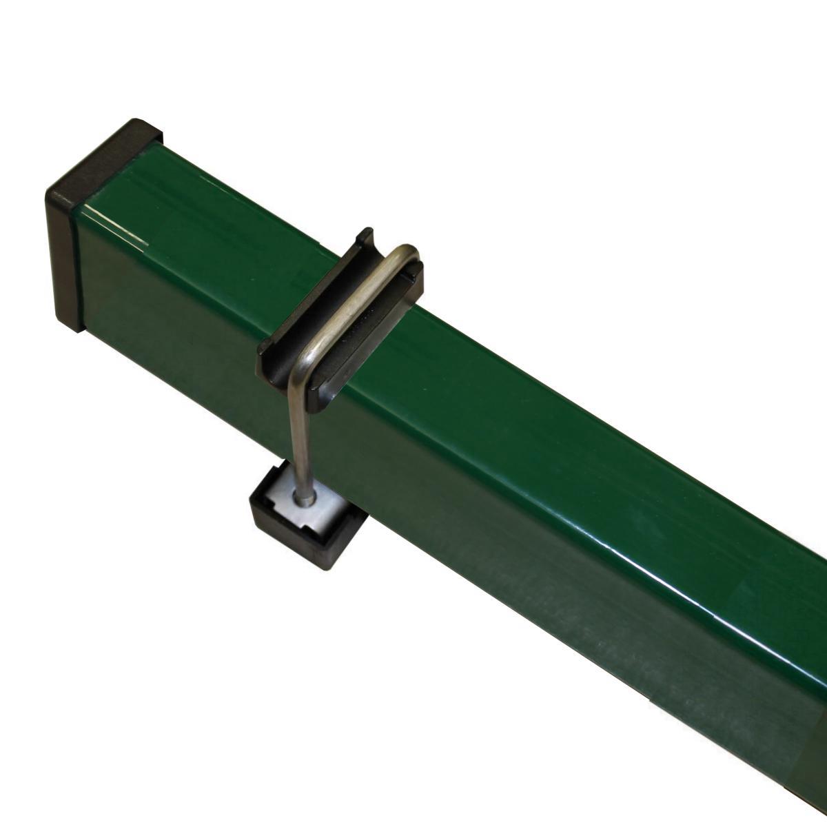 Sickenzaun Höhe 0830 mm grün, Zaunpfosten Typ Pallas Mitte