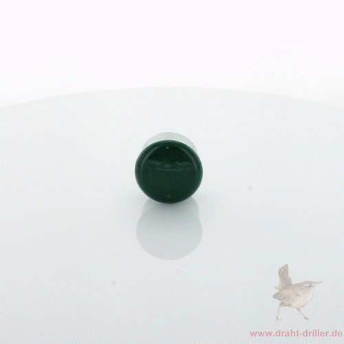 Abdeckkappe grün Ø 38 mm Kunststoff
