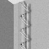 Steinfassade 0600 mm Grundelement verzinkt 125 mm