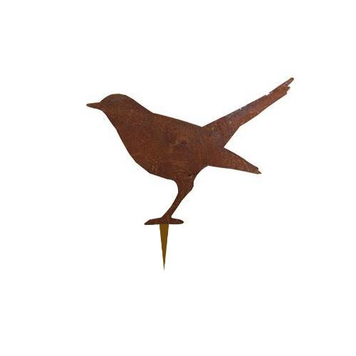 Rost Vogel Typ A - Amsel zum Stecken