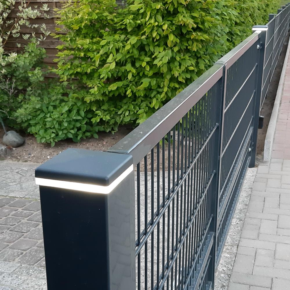 Beleuchtung Abdeckkappe 150x150 mm anthrazitgrau