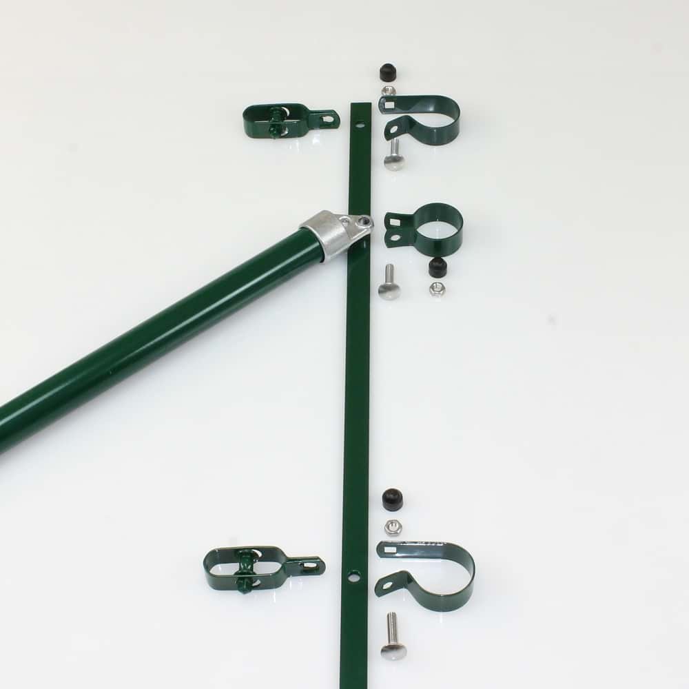 Zaunanschluss 1500mm für Pfosten Ø 60mm, Strebe Ø 34mm