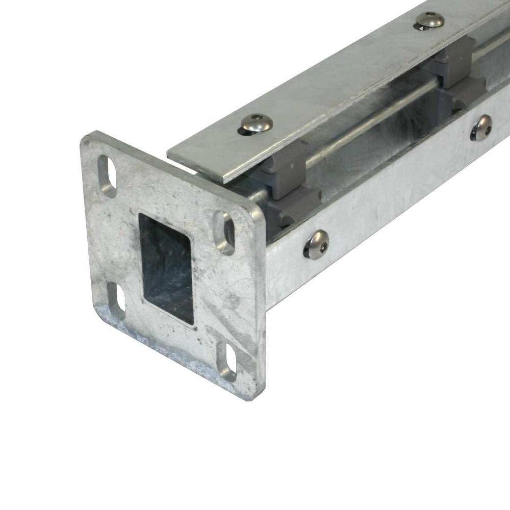 Höhe 0830 mm verzinkt, Zaunpfosten 60x40 mm Typ HS Eck BoPla