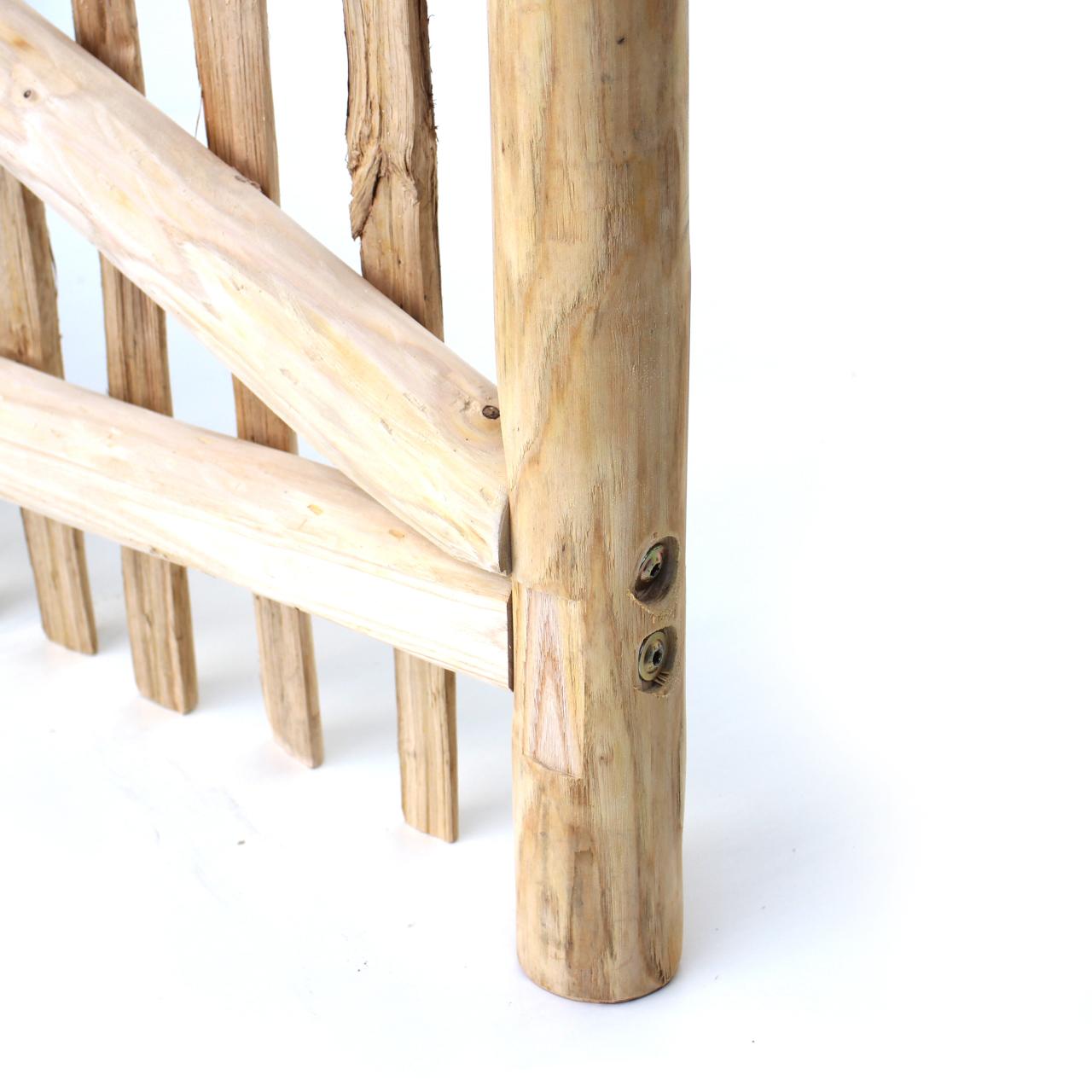 Holztor 1-flgl. 1000x1000 mm, Typ Premium, Anschlag rechts