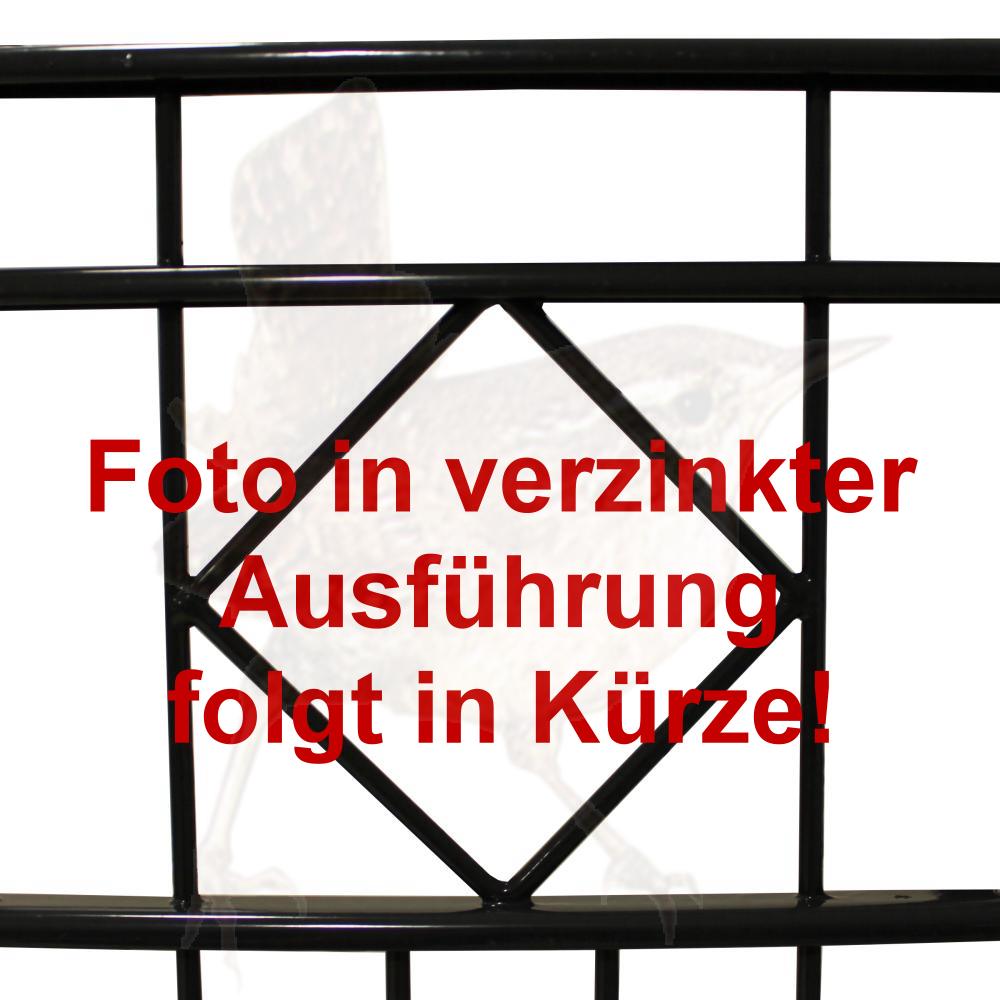 Höhe 1000 mm, Gitter Schmuckzaun U-Profil Karo - verzinkt