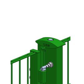 Tor 1-flgl. 1000x1000 mm Legi Vario L beschichtet