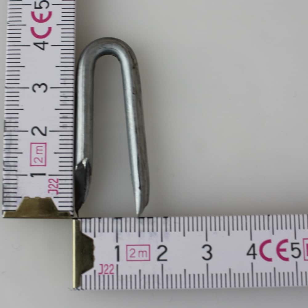 Krampen 4,2x42 mm 5,0 Kg in verzinkt