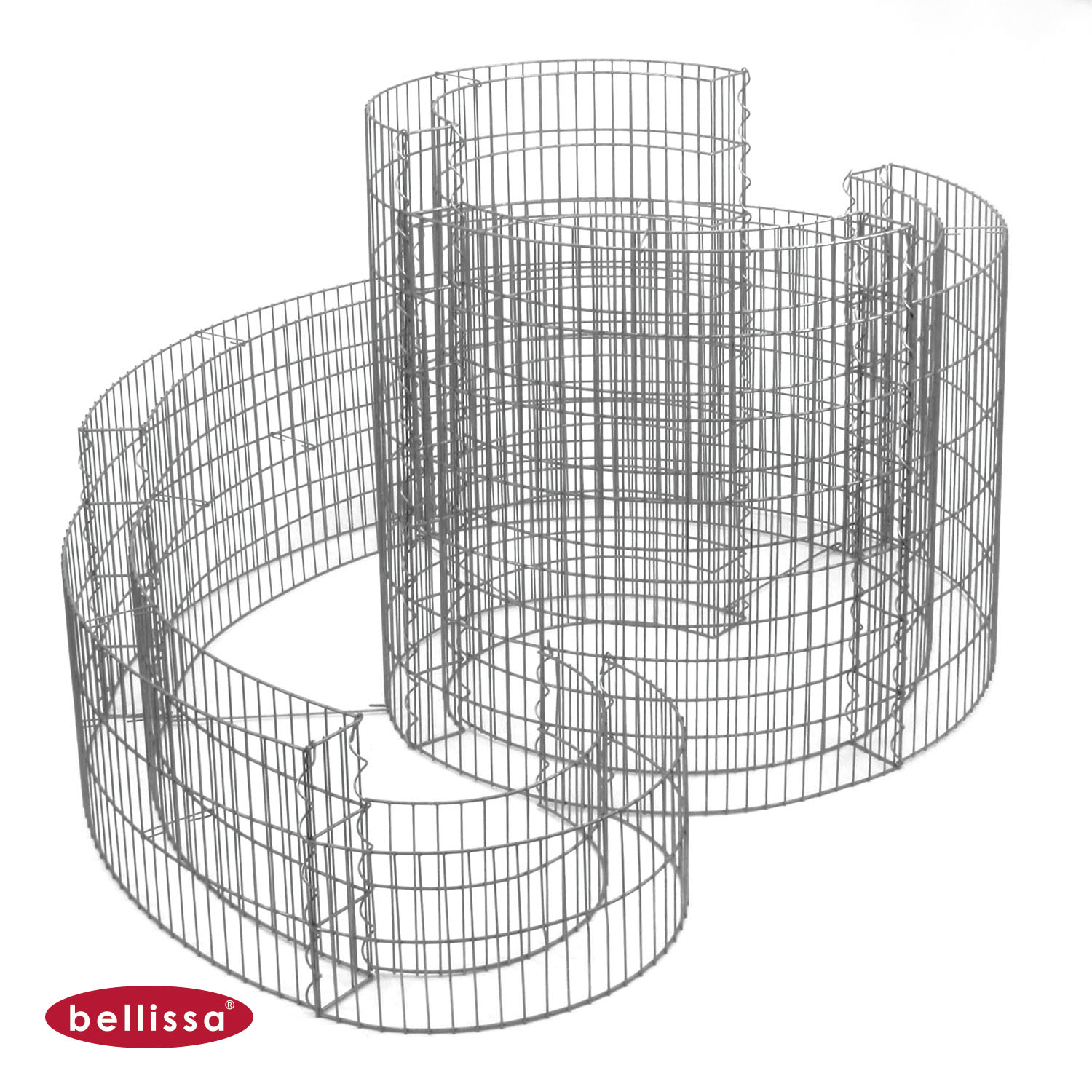 Kräuterspirale Gabione 1400 x 1100 mm