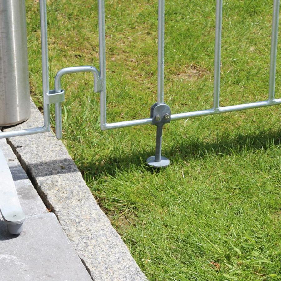 Steckzaun Poolfix Boden Einsteckstift verzinkt