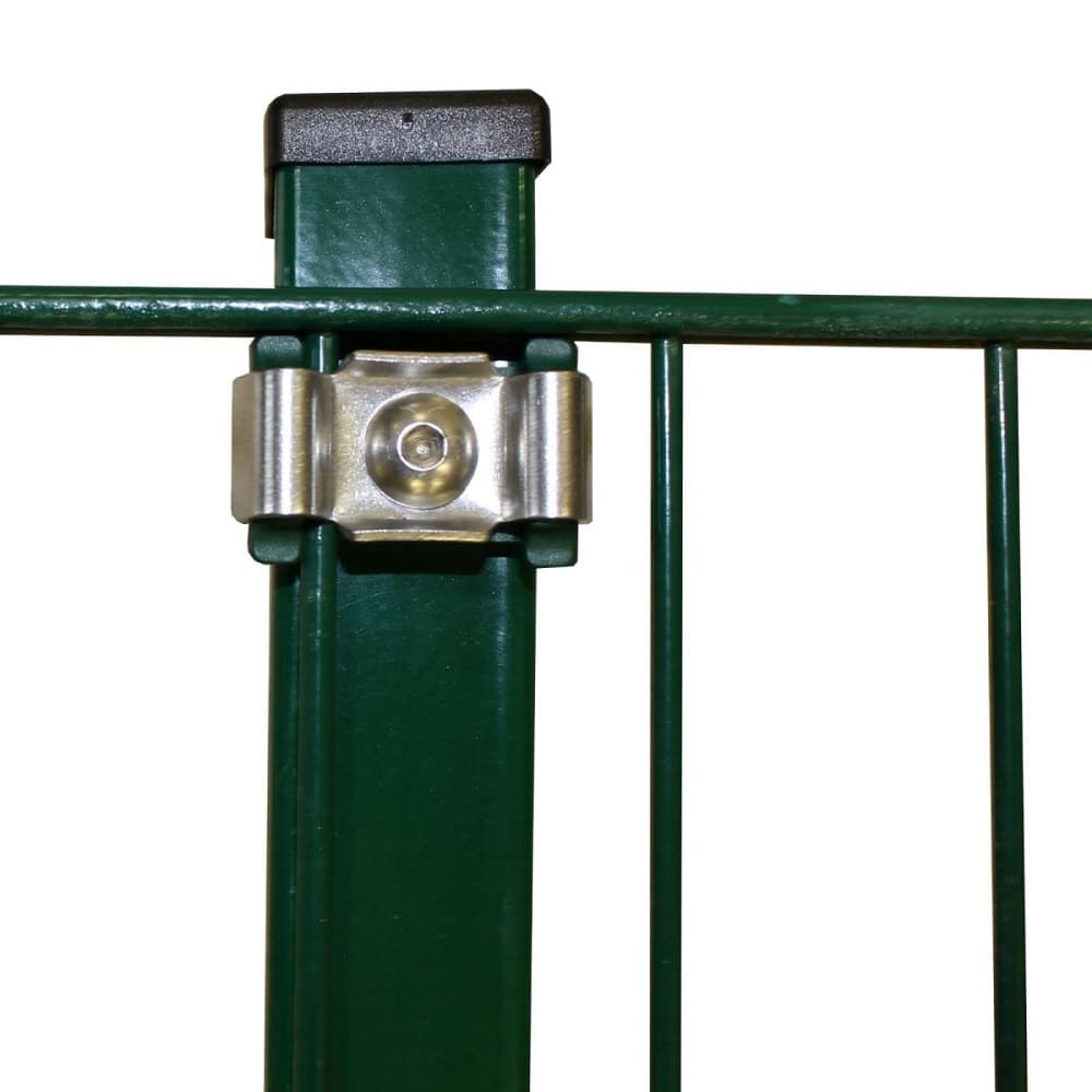 Gitterzaun 0608 mm *8+6+8* Pfostentyp II grün RAL 6005