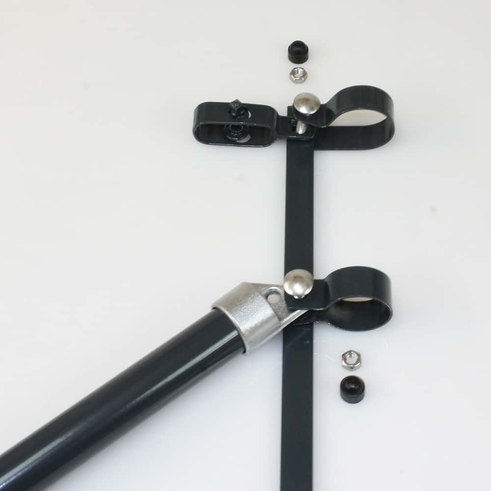 Zaunanschluss 0800mm für Pfosten Ø 60mm, Strebe Ø 34mm